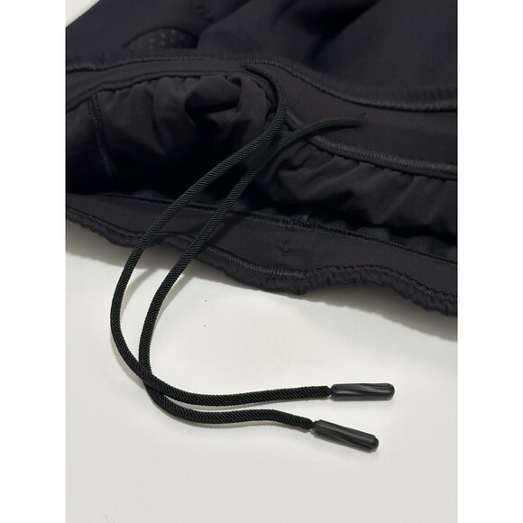 Lululemon Embossed Panel HR Short 4” Textured Logo Size M Black BLK 56761. - Picture 8 of 9